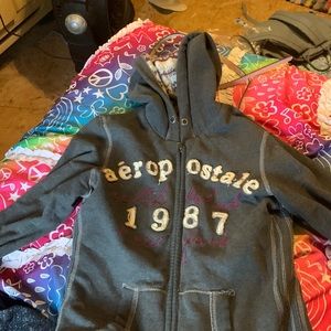 Aeropostale Jacket gray with Fleece